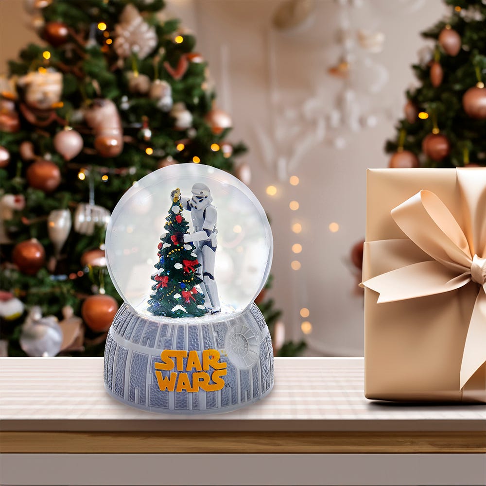 Kurt Adler 100mm Musical Stormtrooper Decorating Christmas Tree Water globe